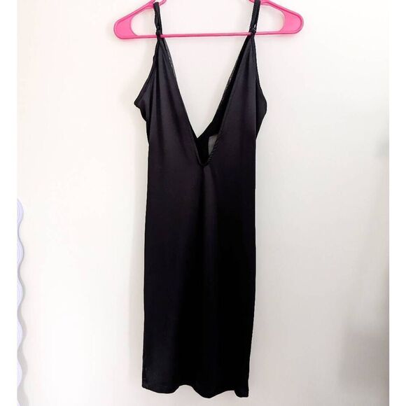 Mapale Black Ruffle Semi Sheer Dress - Picture 4 of 4